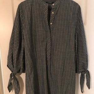 Lauren by Ralph Lauren denim stripped dress